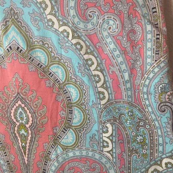 Trina Turk Skirt Womens 4 Multicolor Aline Paisley Cotton Bold Pattern - Picture 2 of 6